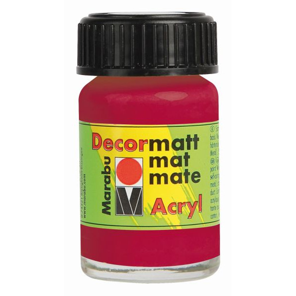 4007751008091 - Acrylfarbe Decormatt 14010 039 032 karminrot 15ml 15 Milliliter