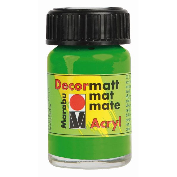 4007751008152 - Acrylfarbe Decormatt 14010 039 066 gelbgrün 15ml 15 Milliliter