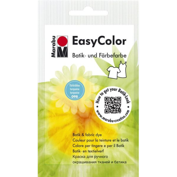 4007751011169 - Batik- und Färbefarbe Easy Color 1735 22 098 türkisblau 25g 25 Gramm