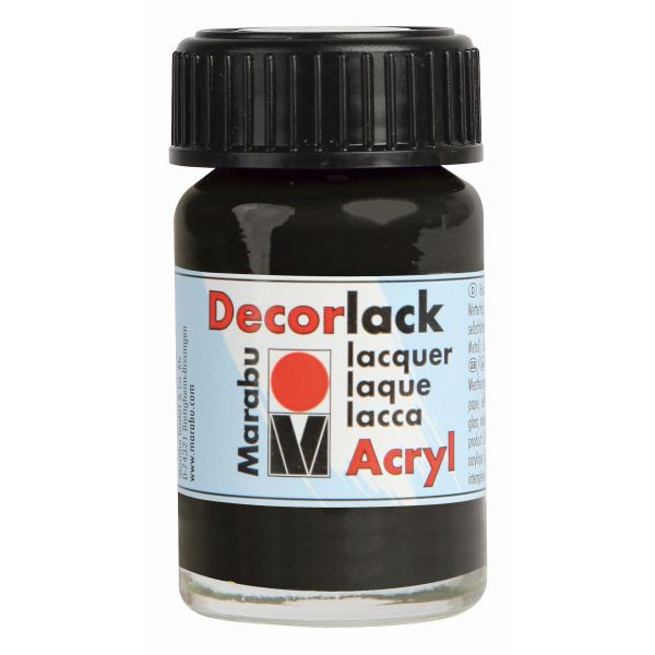 4007751052186 - Acrylfarbe Decorlack 11300 039 073 schwarz 15ml 15 Milliliter