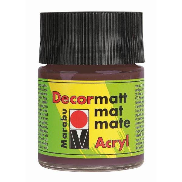 4007751052247 - Acrylfarbe Decormatt 14010 005 040 mittelbraun 50ml 50 Milliliter