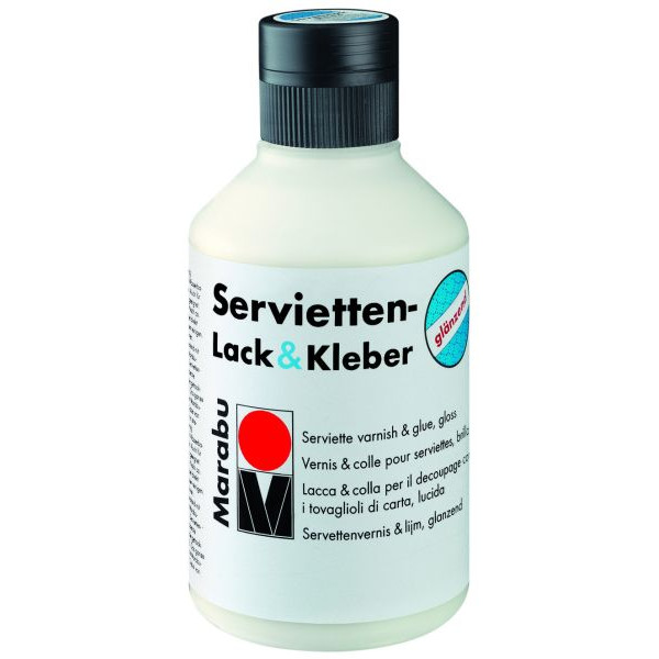 4007751093486 - Servietten-Lack & Kleber - glänzend Decoupage & Serviette 1140 13 844 farblos 250ml 250 Milliliter