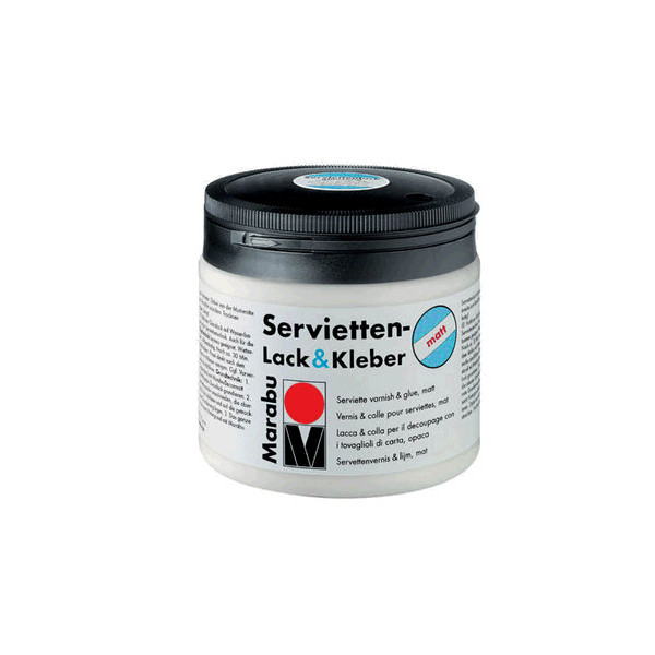 4007751093493 - Servietten-Lack & Kleber - matt Decoupage & Serviette 1140 75 843 farblos 500ml 500 Milliliter