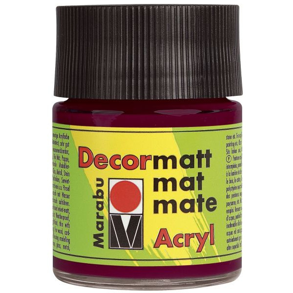 4007751097163 - Acrylfarbe Decormatt 1401 05 034 bordeaux 50ml 50 Milliliter