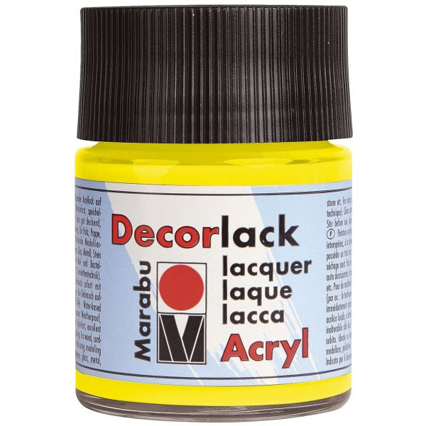 4007751097811 - Acrylfarbe Decorlack 1130 05 019 gelb 50ml 50 Milliliter