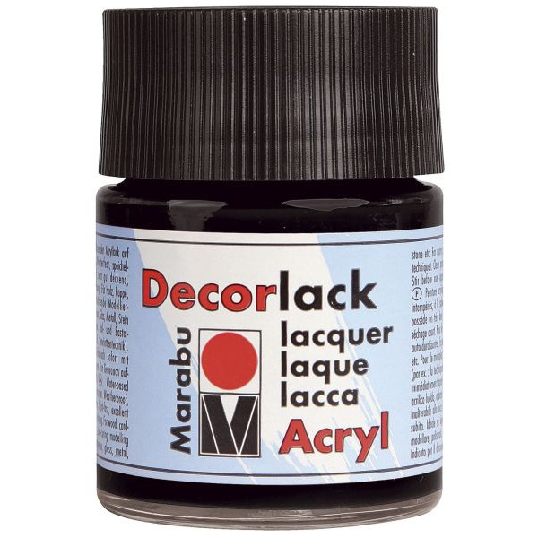 4007751098085 - Acrylfarbe Decorlack 1130 05 073 schwarz 50ml 50 Milliliter