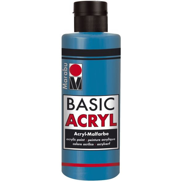 4007751115232 - Acrylmalfarbe Basic Acryl 1200 04 056 cyan 80ml 80 Milliliter