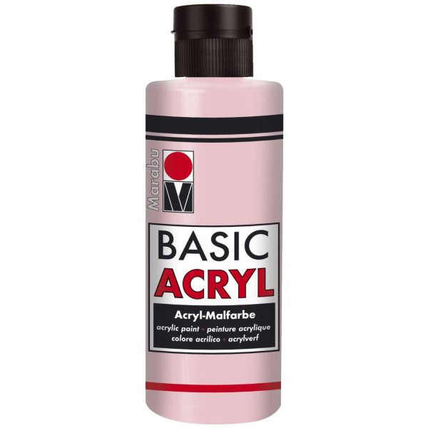 4007751115386 - Acrylmalfarbe Basic Acryl 1200 04 231 wildrose 80ml 80 Milliliter