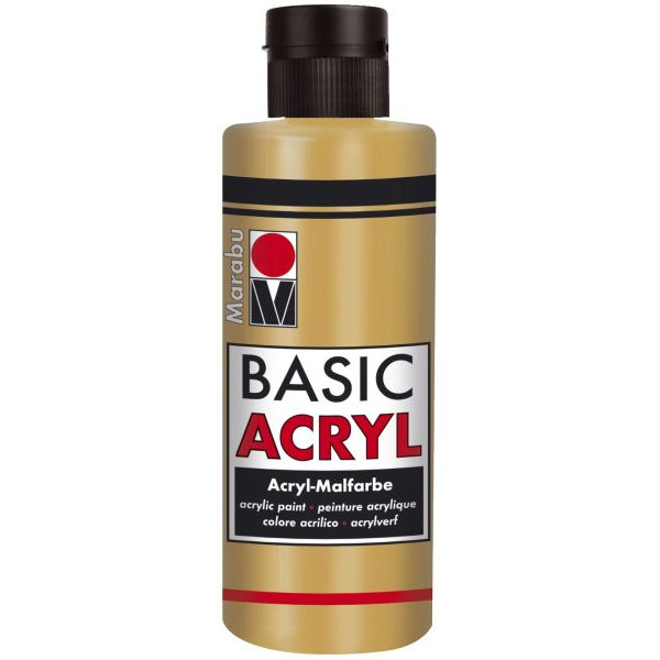 4007751115492 - Acrylmalfarbe Basic Acryl 1200 04 784 metallic gold 80ml 80 Milliliter