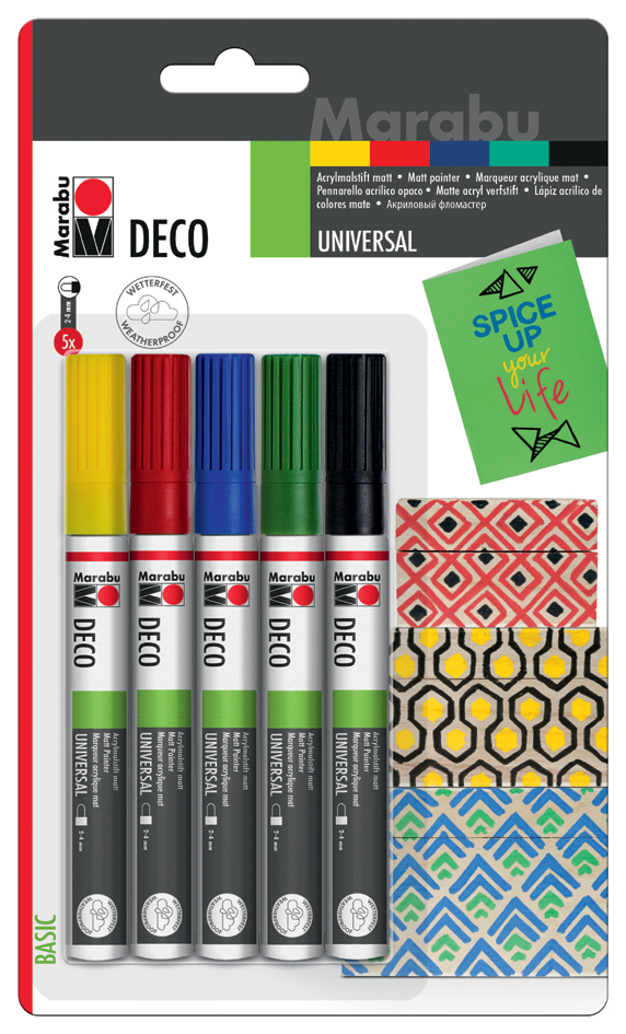 4007751454492 - Acrylmarker Deco Painter matt 5er Blister