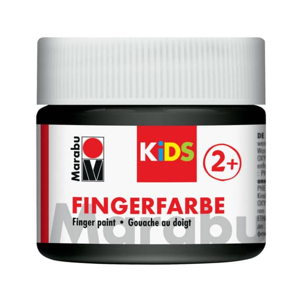 4007751706287 - Fingerfarbe Kids - 100 ml schwarz 4007751706287 MARABU 03030 0