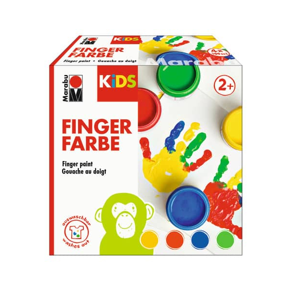 4007751706355 - Fingerfarbe Kids - 4x 100 ml sortiert 4007751706355 400 Milliliter