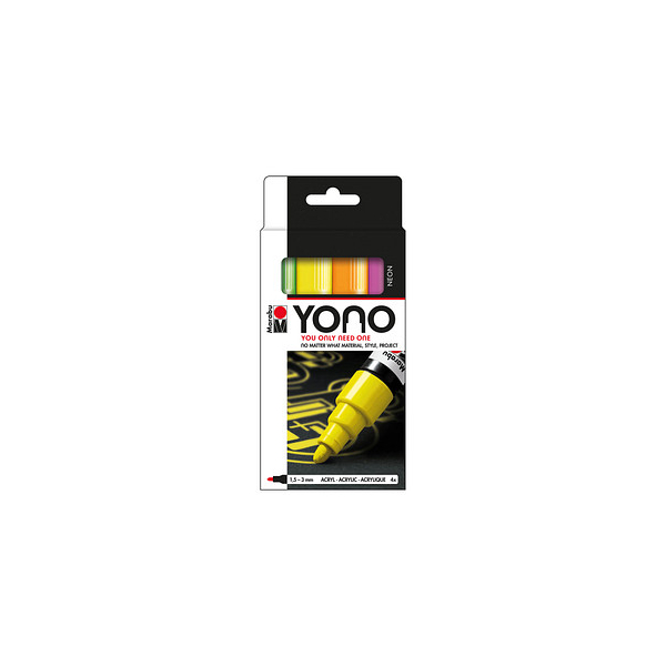 4007751848734 - YONO NEON Acrylstifte-Set farbsortiert 15 - 30 mm 4007751848734 4 Stück