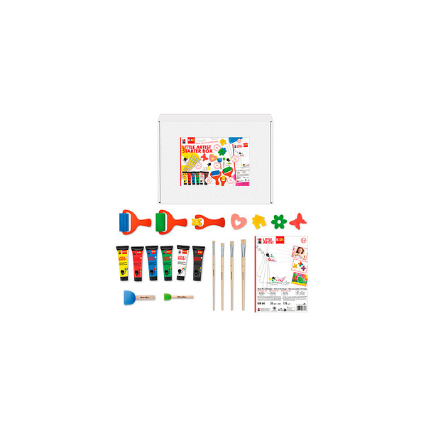 4007751974716 - 6 Little Artist Starter Box KiDS Bastelfarben-Set farbsortiert 4007751974716 6 Stück