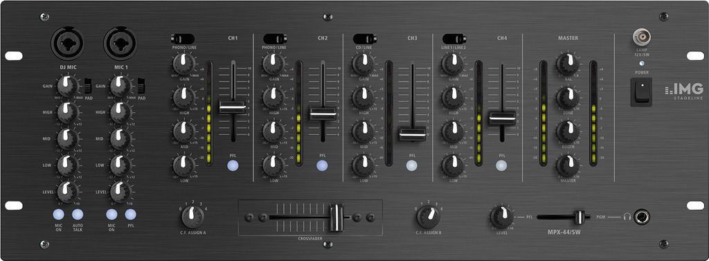 4007754204902 - IMG StageLine MPX-44 SW DJ Mixer