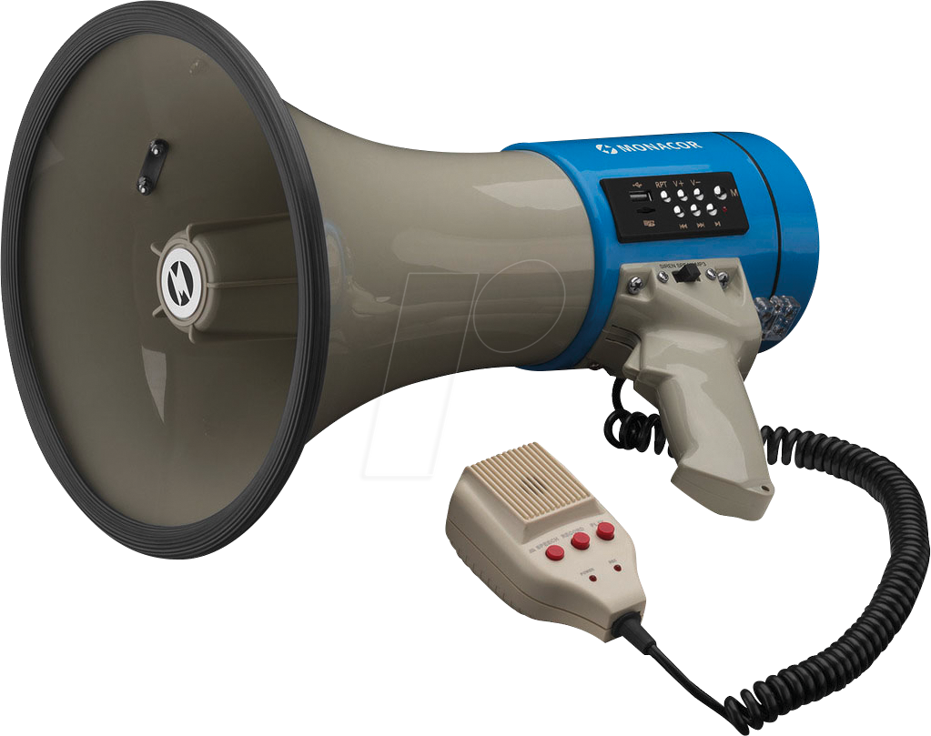 4007754259018 - MONACOR TM-17M Megafon mit MP3-Funktion 110 dB 4007754259018 - MONACOR TM-17M Megafon mit MP3-Funktion 110 dB