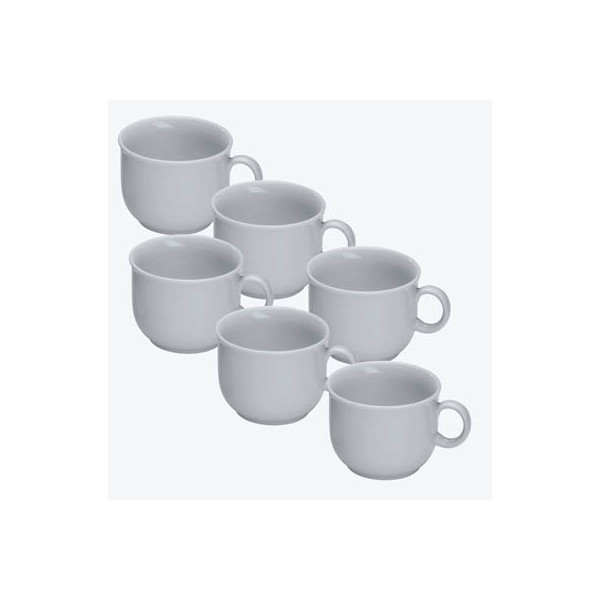 4007796026661 - Kaffeetasse Compact 210ml weiß Porzellan 4007796026661 482-609 6 Stück