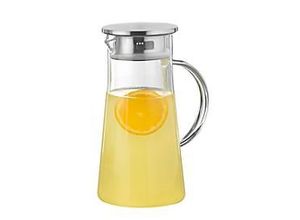 4007796057658 - Glaskaraffe PORTO Borosilikatglas hitzebeständig 1 l H 226 x ø 108 mm Silikondichtung mit Griff 4007796057658 - Glaskaraffe PORTO Borosilikatglas hitzebeständig 1 l H 226 x ø 108 mm Silikondichtung mit Griff