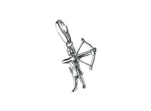 4007810077501 - Charm Sternzeichen GIORGIO MARTELLO MILANO Sternzeichen Schütze Silber 925 Charms silberfarben (silber) Damen