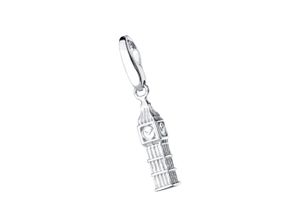 4007810077655 - Charm-Einhänger GIORGIO MARTELLO MILANO Big Ben Silber 925 Charms silberfarben (silber) Damen