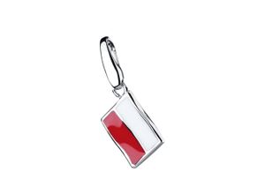 4007810077983 - Charm-Einhänger GIORGIO MARTELLO MILANO Flagge Polen Silber 925 Charms bunt Damen