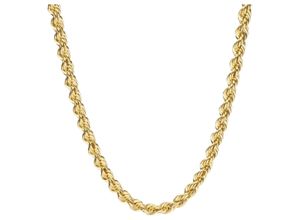 4007810100698 - Goldkette LUIGI MERANO Kordelkette hohl Gold 585 Halsketten Gr 50 cm Gelbgold 585 goldfarben (gold) Damen Goldketten