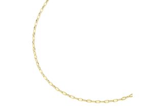 4007810123956 - Goldkette LUIGI MERANO fantasieförmig mit diamantierten Gliedern Gold 375 Halsketten Gr 45 cm Gelbgold 375 goldfarben (gold) Damen Goldketten