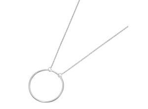 4007810130848 - Charm-Kette GIORGIO MARTELLO MILANO Kreis Anhänger Silber 925 Halsketten Gr 70 cm Silber 925 (Sterlingsilber) silberfarben (silber) Damen Charms Armbänder Ketten