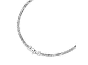 4007810133047 - Kette ohne Anhänger SMART JEWEL Himbeerkette Zirkonia Steine Silber 925 Halsketten Gr 45 cm Silber 925 (Sterlingsilber) silberfarben (silber) Damen Ketten ohne Anhänger