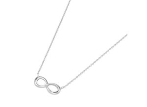 4007810135003 - Collier SMART JEWEL Infinity Collier Karte Silber 925 Halsketten Gr 43 cm Silber 925 (Sterlingsilber) silberfarben (silber) Damen