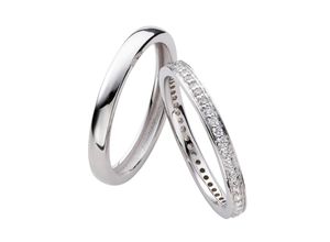 4007810142216 - Fingerring LADY Fingerringe Gr 16 Silber 925 (Sterlingsilber) silberfarben (silber 925) Damen Fingerringe