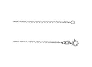 4007810143497 - Kette ohne Anhänger SMART JEWEL Ankerkette diamantiert Silber 925 Halsketten Gr 45 cm Silber 925 (Sterlingsilber) silberfarben (silber) Damen