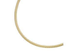 4007810143558 - Collier SMART JEWEL Mesh-Optik Silber 925 Halsketten Gr 45 cm Silber 925 (Sterlingsilber) goldfarben (gold) Damen Colliers