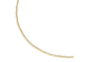 4007810143589 - Goldkette LUIGI MERANO mit facettierten Kugeln Gold 585 Halsketten Gr 45 cm Gelbgold 585 goldfarben (gold) Damen Goldketten