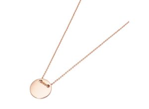 4007810143732 - Collier SMART JEWEL Plättchen Silber 925 Halsketten Gr 45 cm Silber 925 (Sterlingsilber) rosa (rosé) Damen Colliers