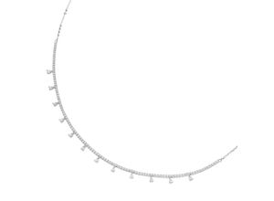 4007810148454 - Collier SMART JEWEL mit Zirkonia Steinen Silber 925 Halsketten Gr 45 cm Silber 925 (Sterlingsilber) silberfarben (silber) Damen Colliers