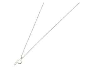 4007810150167 - Collier SMART JEWEL Buchstabe P Silber 925 Halsketten Gr 45 cm Silber 925 (Sterlingsilber) silberfarben (silber) Damen