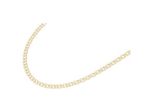 4007810150679 - Collier LUIGI MERANO Art Flachpanzerkette diamantiert Gold 375 Halsketten Gr 45 cm Gelbgold 375 goldfarben (gold) Damen Colliers