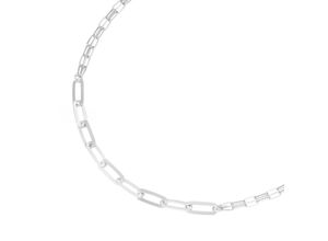 4007810152307 - Collier SMART JEWEL längliche ovale Glieder Silber 925 Halsketten Gr 47 cm Silber 925 (Sterlingsilber) silberfarben (silber) Damen Colliers