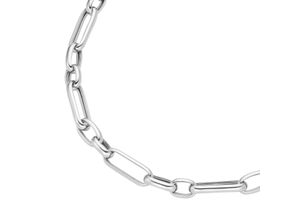 4007810157562 - Silberkette GIORGIO MARTELLO MILANO Gliederkette Silber 925 Halsketten Gr 45 cm Silber 925 (Sterlingsilber) silberfarben (silber) Damen Silberketten