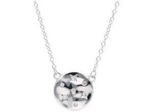 4007810158064 - Collier SMART JEWEL rund mit Zirkonia Steinen Silber 925 Halsketten Gr 45 cm Silber 925 (Sterlingsilber) silberfarben (silber) Damen