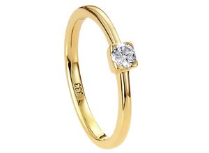 4007810158811 - Fingerring LADY Fingerringe Gr 16 Metall-Metall goldfarben (gelbgold 375) Damen Fingerringe