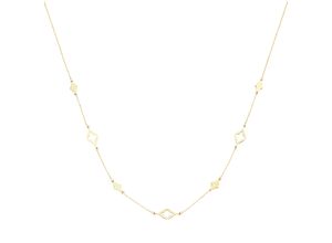 4007810159894 - Collier LUIGI MERANO mit Zwischenteilen Gold 375 Halsketten Gr 45 cm Gelbgold 375 goldfarben (gold) Damen Colliers