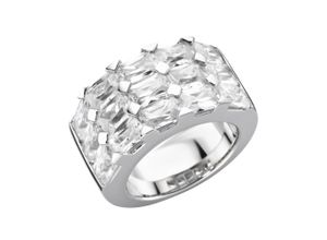 4007810160531 - Silberring GIORGIO MARTELLO MILANO mit weißen Zirkonia Silber 925 Fingerringe Gr 56 Silber 925 (Sterlingsilber) weiß Damen Fingerringe