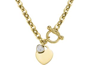 4007810160982 - MANGUUN Damen Kette mit Anhänger Edelstahl gold 46