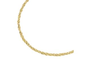 4007810162962 - Collier SMART JEWEL Fantasiekette gedreht Silber 925 Halsketten Gr 45 cm Silber 925 (Sterlingsilber) goldfarben (gold) Damen Colliers