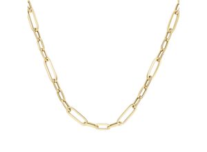 4007810164829 - Silberkette GIORGIO MARTELLO MILANO Gliederkette 3 1 Silber 925 Halsketten Gr 45 cm Silber 925 (Sterlingsilber) goldfarben (gold) Damen Halsketten