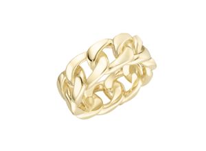 4007810166786 - Silberring GIORGIO MARTELLO MILANO Panzerketten-Design Silber 925 Fingerringe Gr 54 Silber 925 (Sterlingsilber) goldfarben (gold) Damen Fingerringe