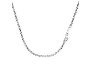 4007810168568 - Kette ohne Anhänger GIORGIO MARTELLO MILANO Venezianerkette massiv Silber 925 Halsketten Gr 50 cm Silber 925 (Sterlingsilber) silberfarben (silber) Damen Ketten ohne Anhänger