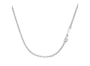 4007810168629 - Silberkette GIORGIO MARTELLO MILANO Ankerkette diamantiert massiv Silber 925 Halsketten Gr 60 cm Silber 925 (Sterlingsilber) silberfarben (silber) Damen Silberketten